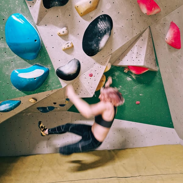 The simple joy of climbing